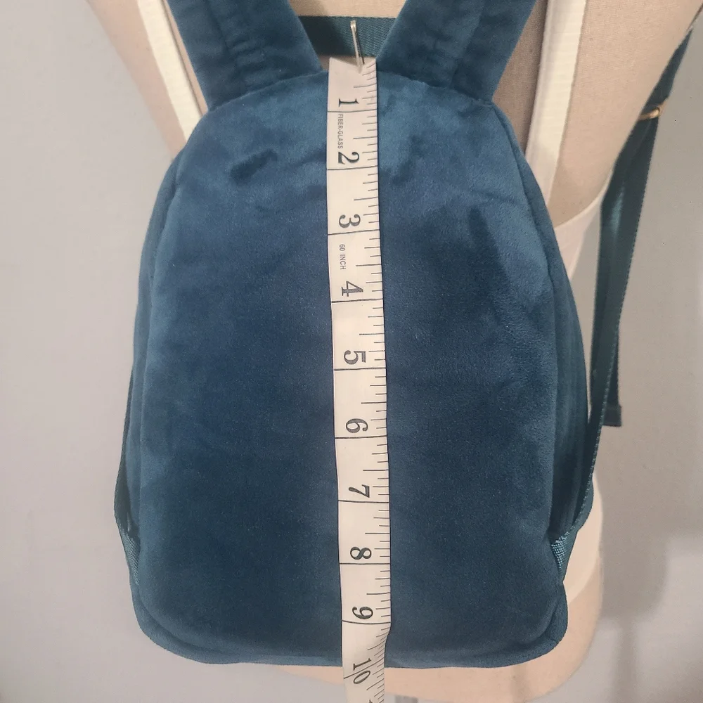 Juicy Couture Black Label‎ Teal Velvet Mini Backpack